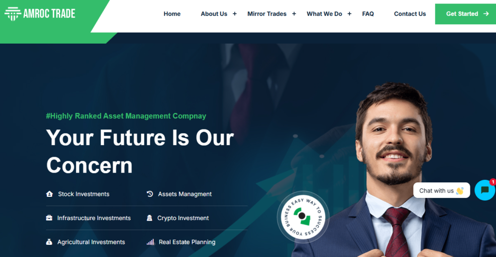 Amroc Trade Website