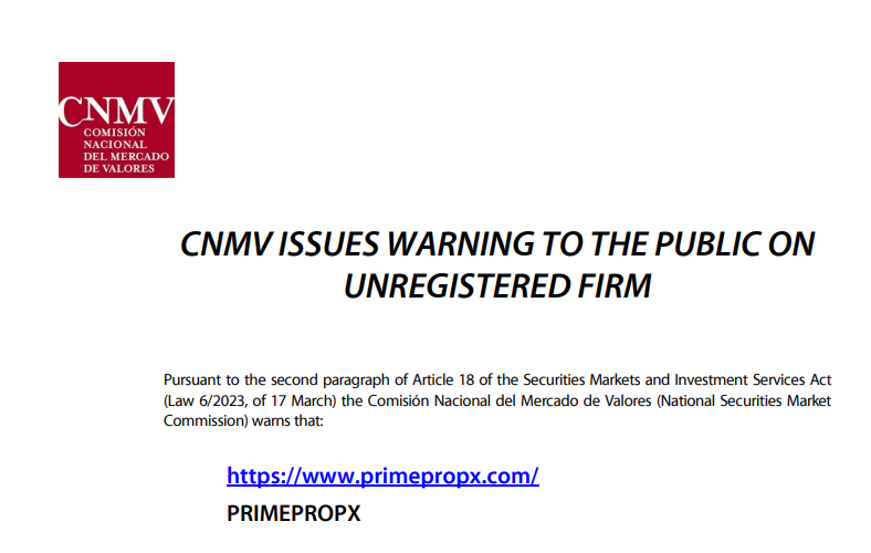 PrimePropx CNMV