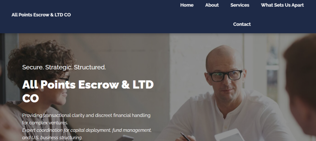 Allpointsescrow.org DFPI Website