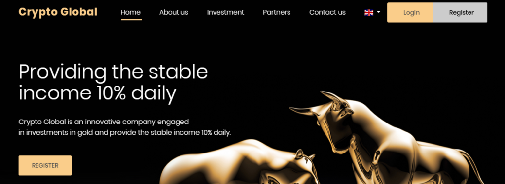 Crypto Global Platform Website