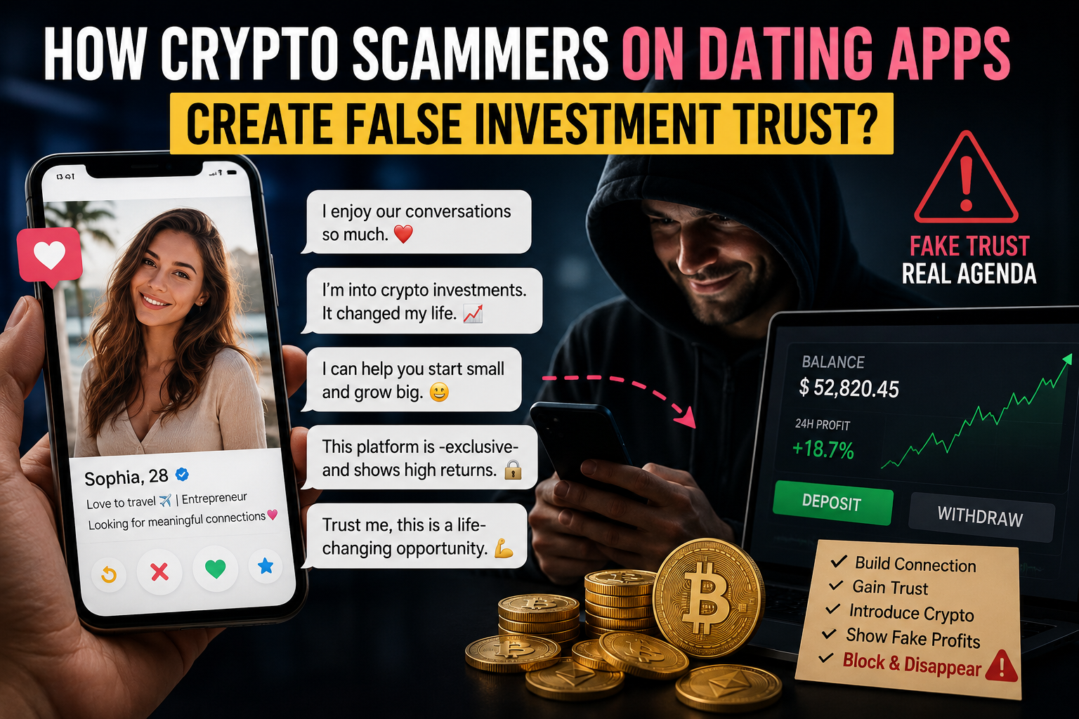 Crypto Scammers on Dating Apps