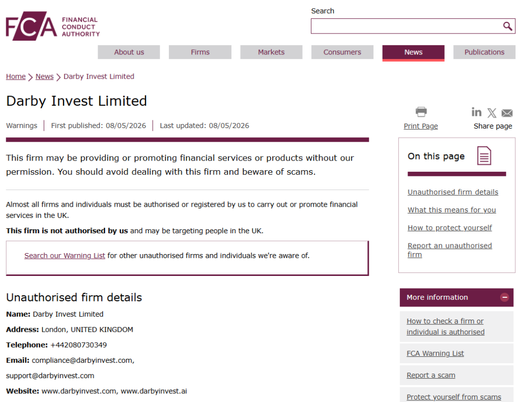 Darby-Invest-Limited-FCA-warning