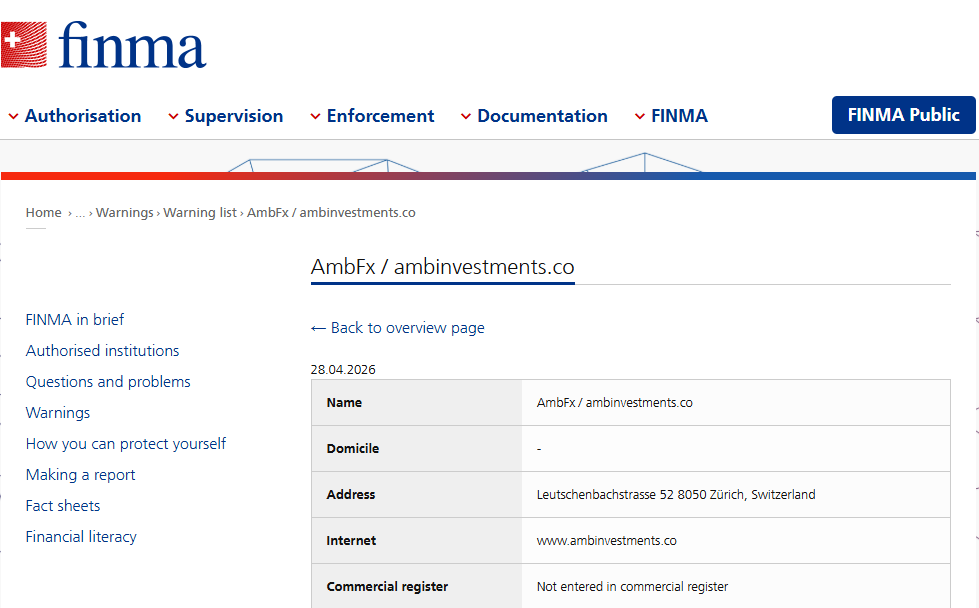 FINMA-Warning-list