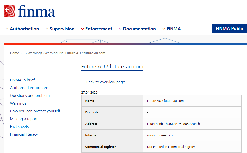 FINMA-Warning-list