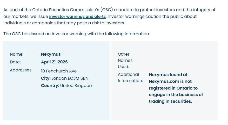 Nexymus OSC