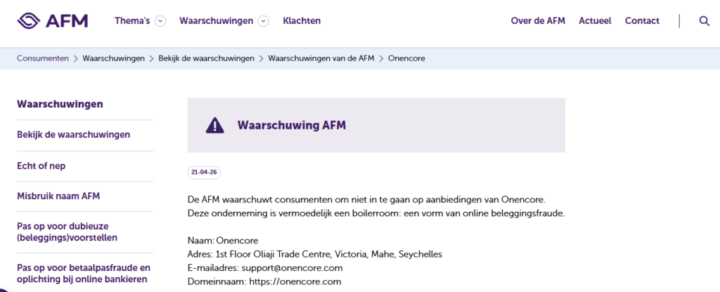Onencore AFM