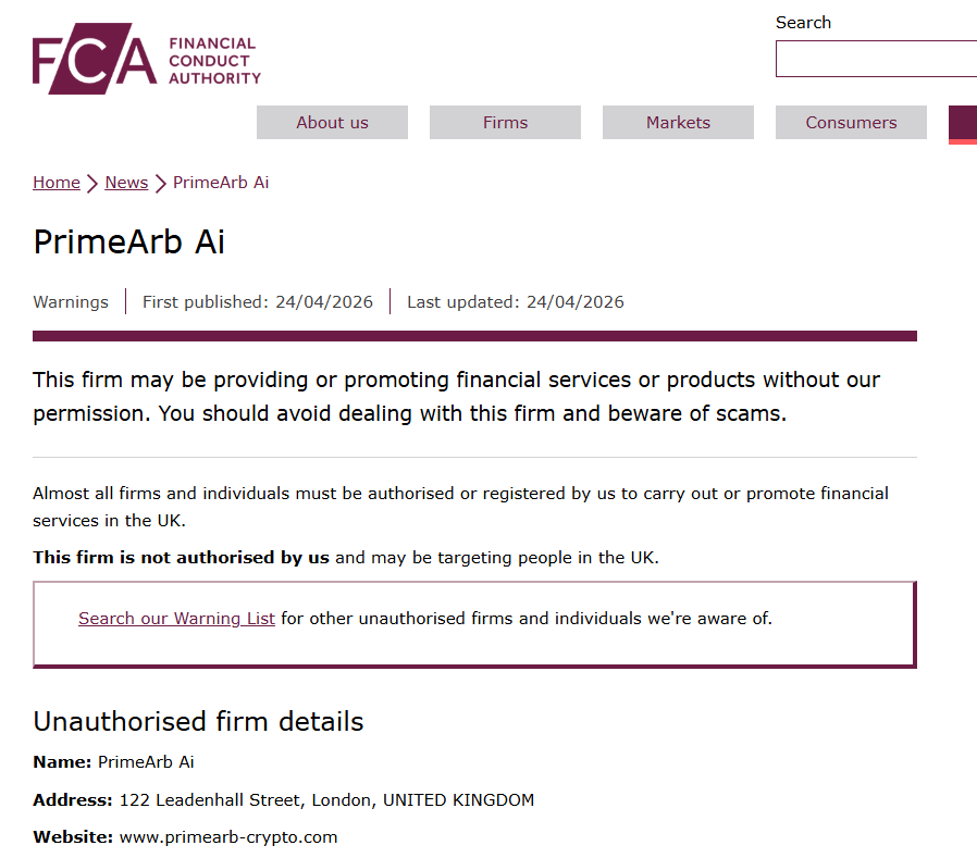 PrimeArb Ai FCA