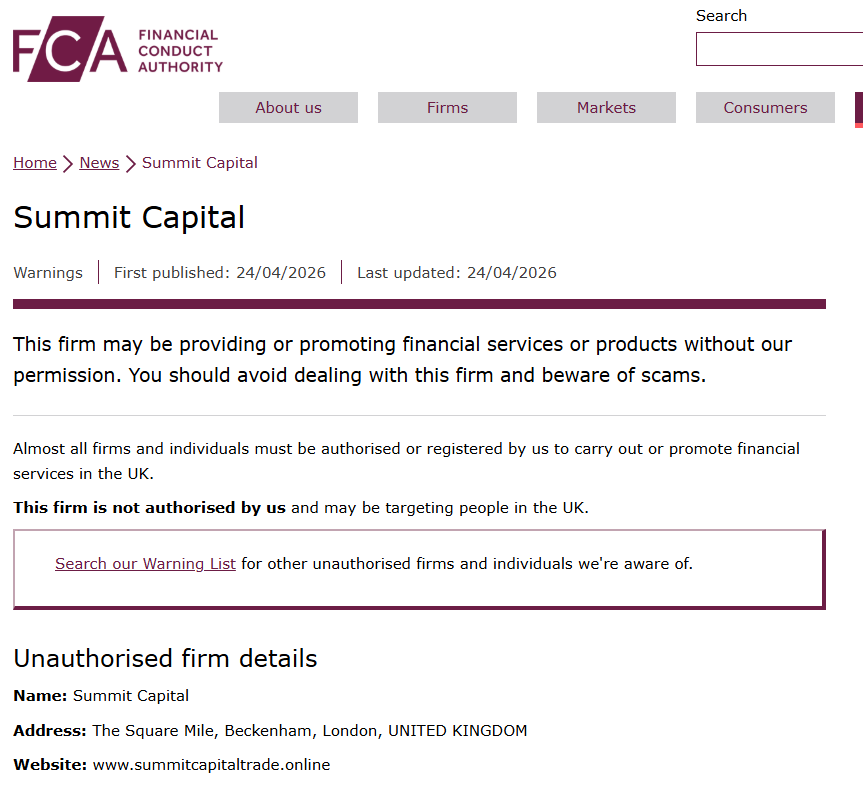 Summit Capital FCA