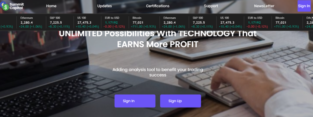 Summit Capital Website